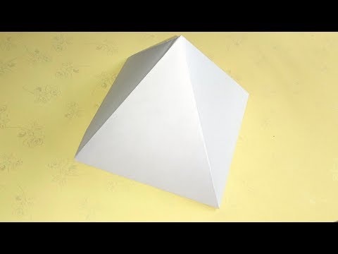 [OGIGAMI] Hướng dẫn gấp kim tự tháp bằng giấy | RXTN DIY 195 | Foci
