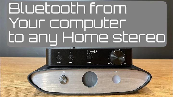 How to Transmit Music from your Computer to a Home Stereo using BLUETOOTH