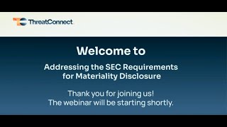 Addressing the SEC Requirements for Materiality Disclosure