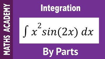 How to Integrate x^2sin2x using Integration by Parts