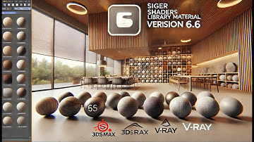 Siger shaders XS Material Presets Studio 6.6.0 for 3ds Max 2020-2025