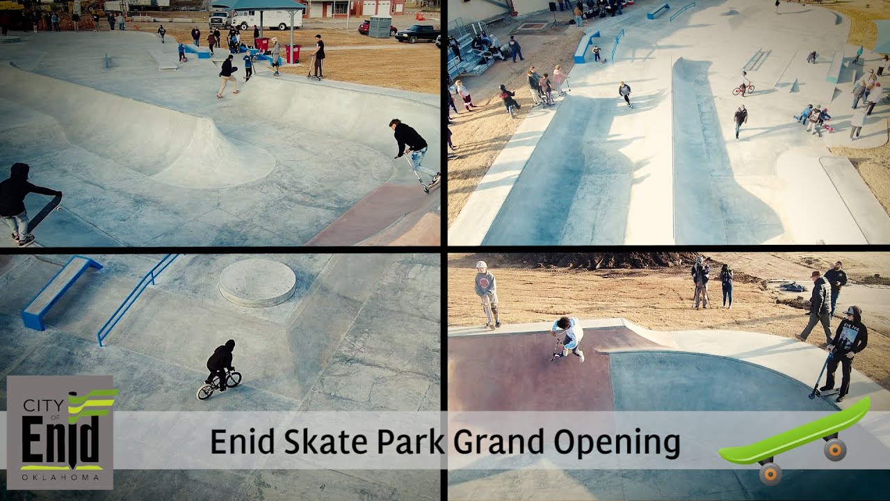 Enid Skate Park Grand Opening YouTube