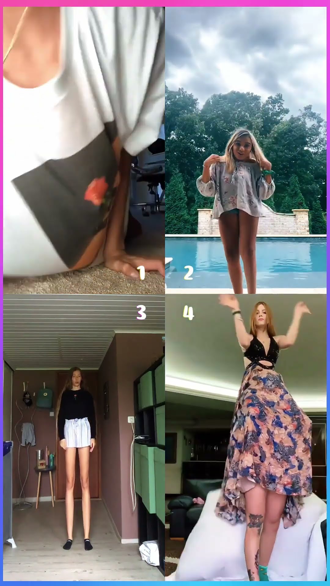 WHY ARE MY LEGS LONG ?? - Sebastian x Laurea x Amy x Alex #shorts #dance #tiktok #cute #funny #tre