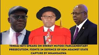 BITI SPEAKS ON MUTODI PARLIAMENTARY FIRING, FIGHTS IN DEFENCE OF HIM AGAINST MNANGAGWA STATE CAPTURE
