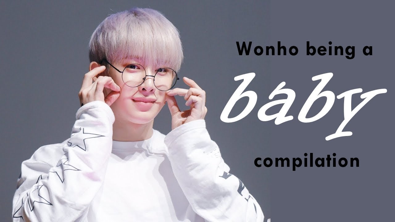MONSTA X Wonho being a baby - Compilation