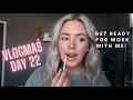 get ready for work with me VLOGMAS DAY 22