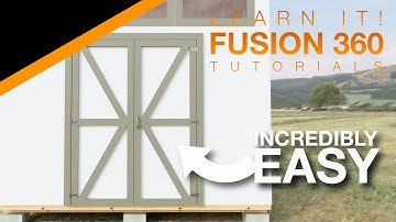 Autodesk Fusion 360 - Part 4/4 - Shed Doors - Model/Assembly Tutorial - Intermediate/Advanced (2024)