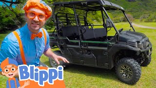 🔵Blippi's Rockin' Ranch Adventure!🟠🍍🏍️| Blippi | Moonbug Kids – Food & Family Cartoons