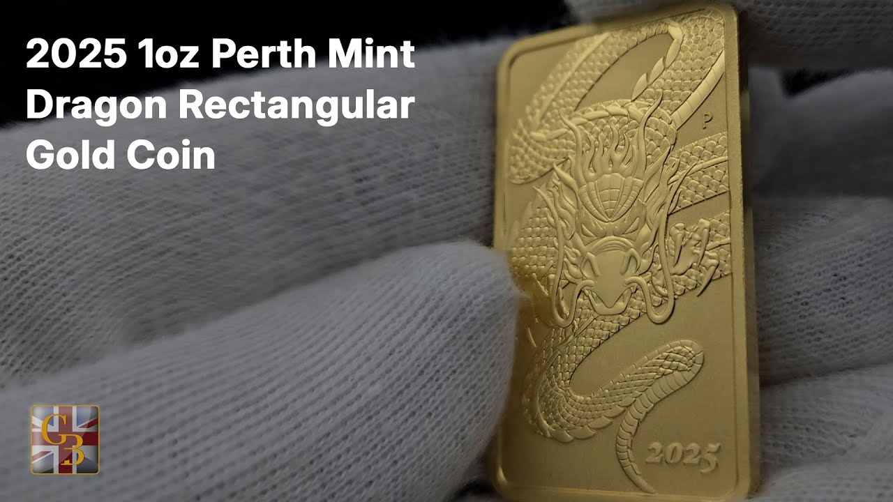 New from Perth Mint: 2025 1oz Dragon Rectangular Gold Coin