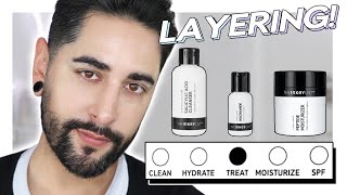 How To ACTUALLY Layer Your Skincare Routine - Ft The Inkey List A D ✖ James Welsh