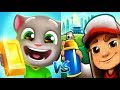 ТОМ БЕГ ЗА ЗОЛОТОМ VS Subway Surfers Seoul-RIN vs Говорящий Том Соревнование