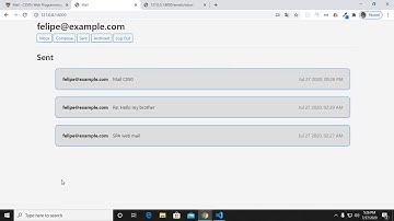 CS50-Web Project 3 - Mail