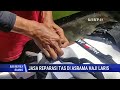 Jasa Reparasi Tas di Asrama Haji Embarkasi Surabaya Laris, Omzet Capai Belasan Juta Tiap Harinya