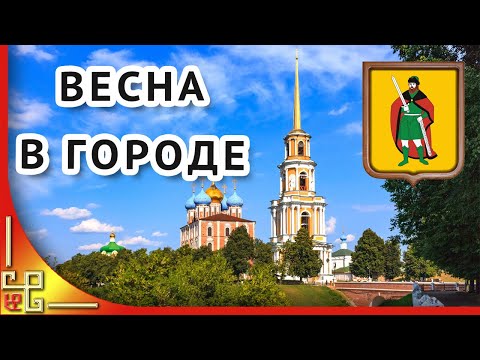 Рязань. Весна в городе. Цветет слива
