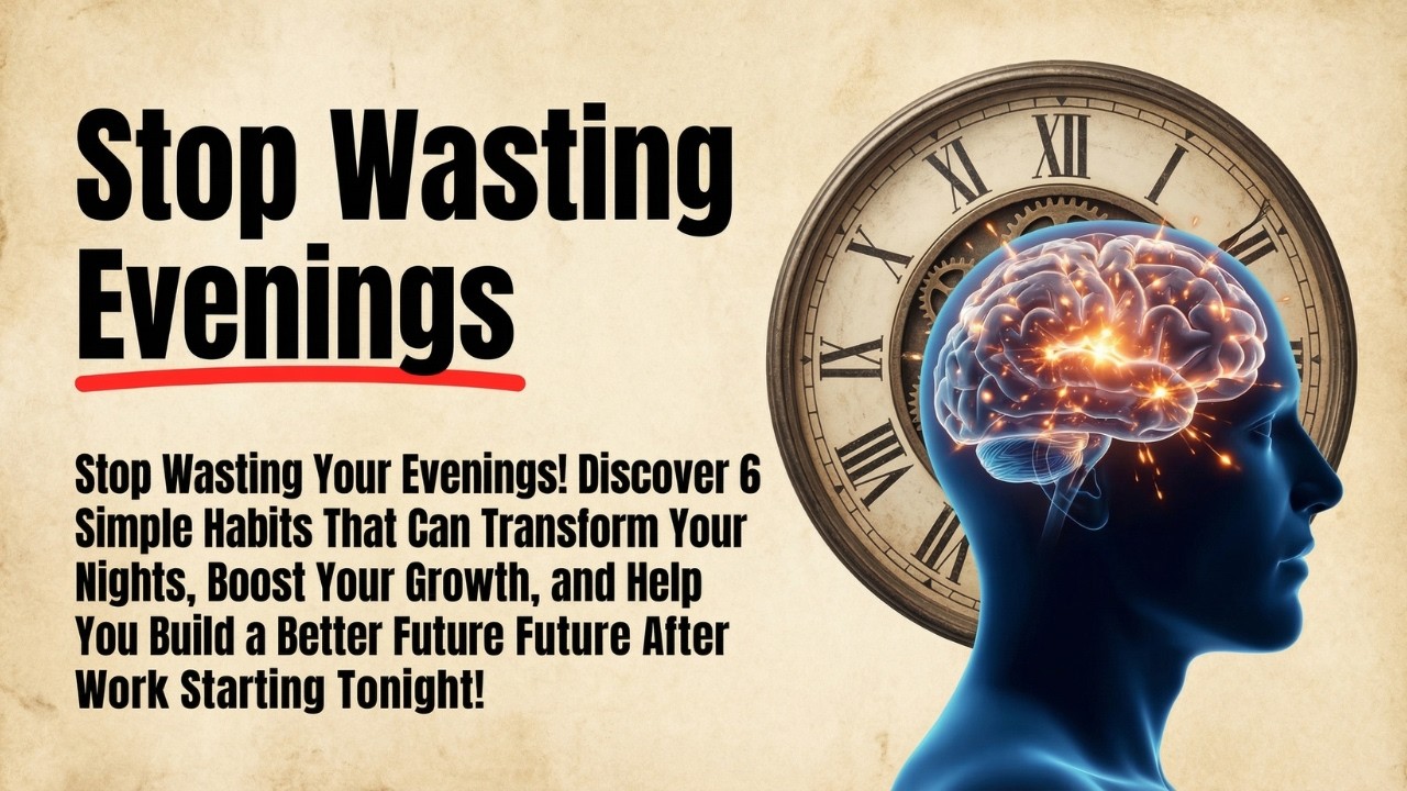 Stop Wasting Your Evenings! 🌙 6 Habits to Change Your Life