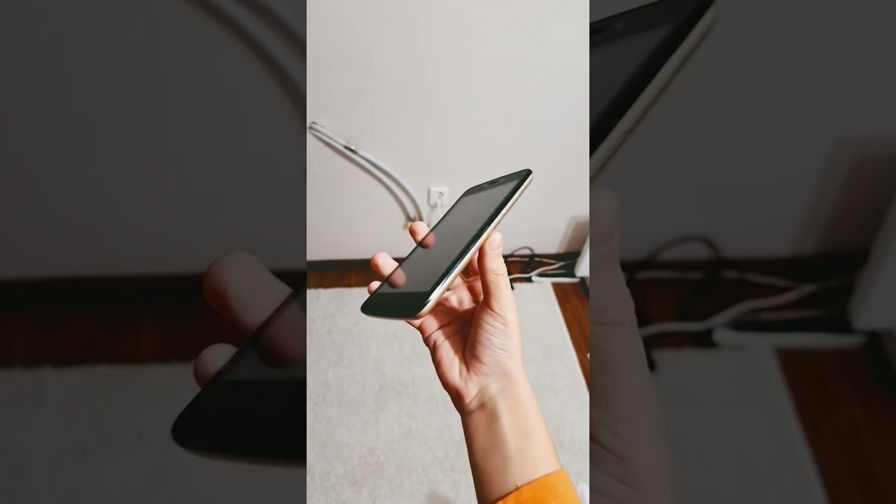 When my phone fell off the floor