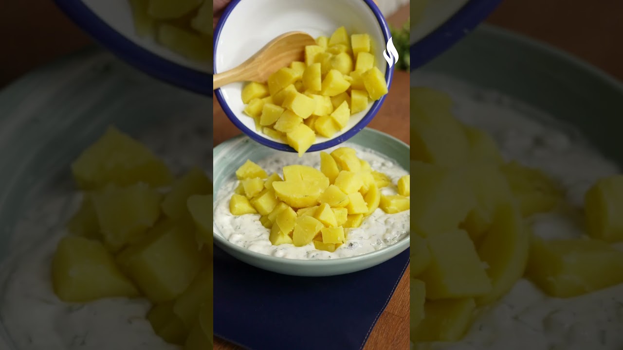 Yoğurtlu Patates Salatası Tarifi ???? Nefis Yemek Tarifleri #shorts #nefisyemektarifleri