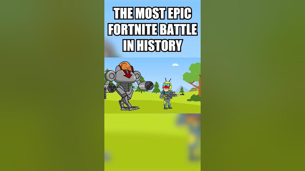 The most epic battle in Fortnite history fortnite shorts YouTube