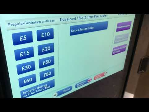 Oyster Card - Auszahlen des Kartenrestbetrages