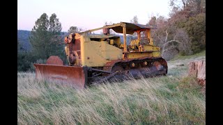 #19 Abandoned D8 2U caterpillar cable bulldozer