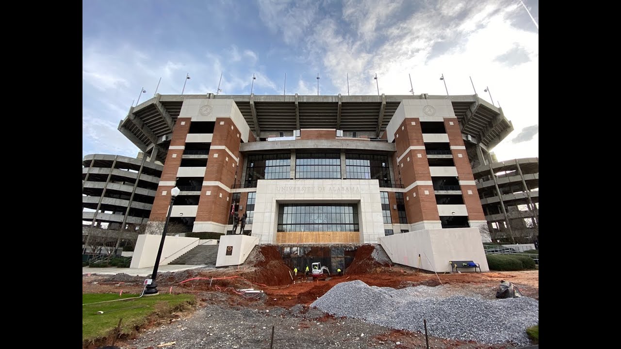 Bryant Denny Stadium Renovation Progress Youtube