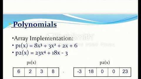 Solution of Polynomial using linked list in VLAB Environment