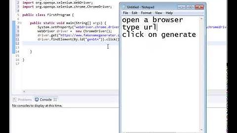 Run first selenium program in eclipse