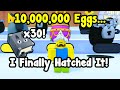 I Used 30 Huge Hunter Books To Hatch Huge Pet In Pet Simulator 99!