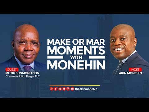 Mutiu Sunmonu CON, Chairman Julius Berger PLC in Conversation with Akin Monehin