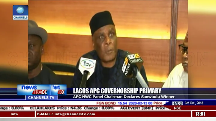 APC NWC Panel Declares Sanwo-Olu Winner Of Lagos Primary