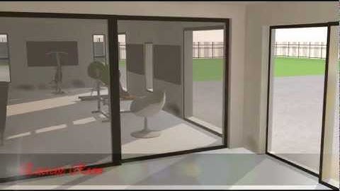 Sketchup Pro 8 ~ Modern Mansion "Animation" [HD]