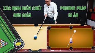 Xác định điểm chết bằng phương pháp "bi ảo" | Học Đánh Bida Cùng Dũng Phạm Billards | Bida Việt