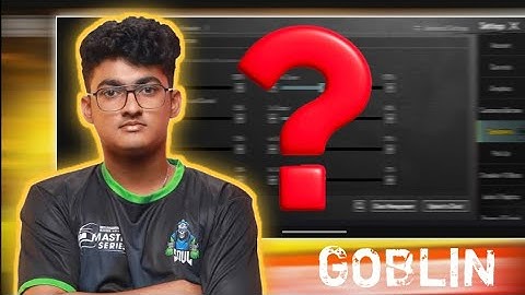 SOUL GOBLIN SENSITIVITY SETTINGS CODE/ GOBLIN CONTROL SETTINGS CODE/ #goblin CONTROL ZONE