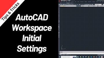 AutoCAD Workspace Initial Settings | Page Setup in AutoCAD | KDS