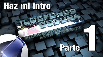 Tutorial Cinema4d: Hacer Intro de @ildefonsosegura Parte 1/2