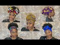 5 WAYS TO TIE A HEADWRAP / TURBAN / SCARF (QUICK & EASY TUTORIAL)