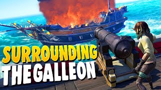 SURROUNDING this STACKED REAPER GALLEON!!