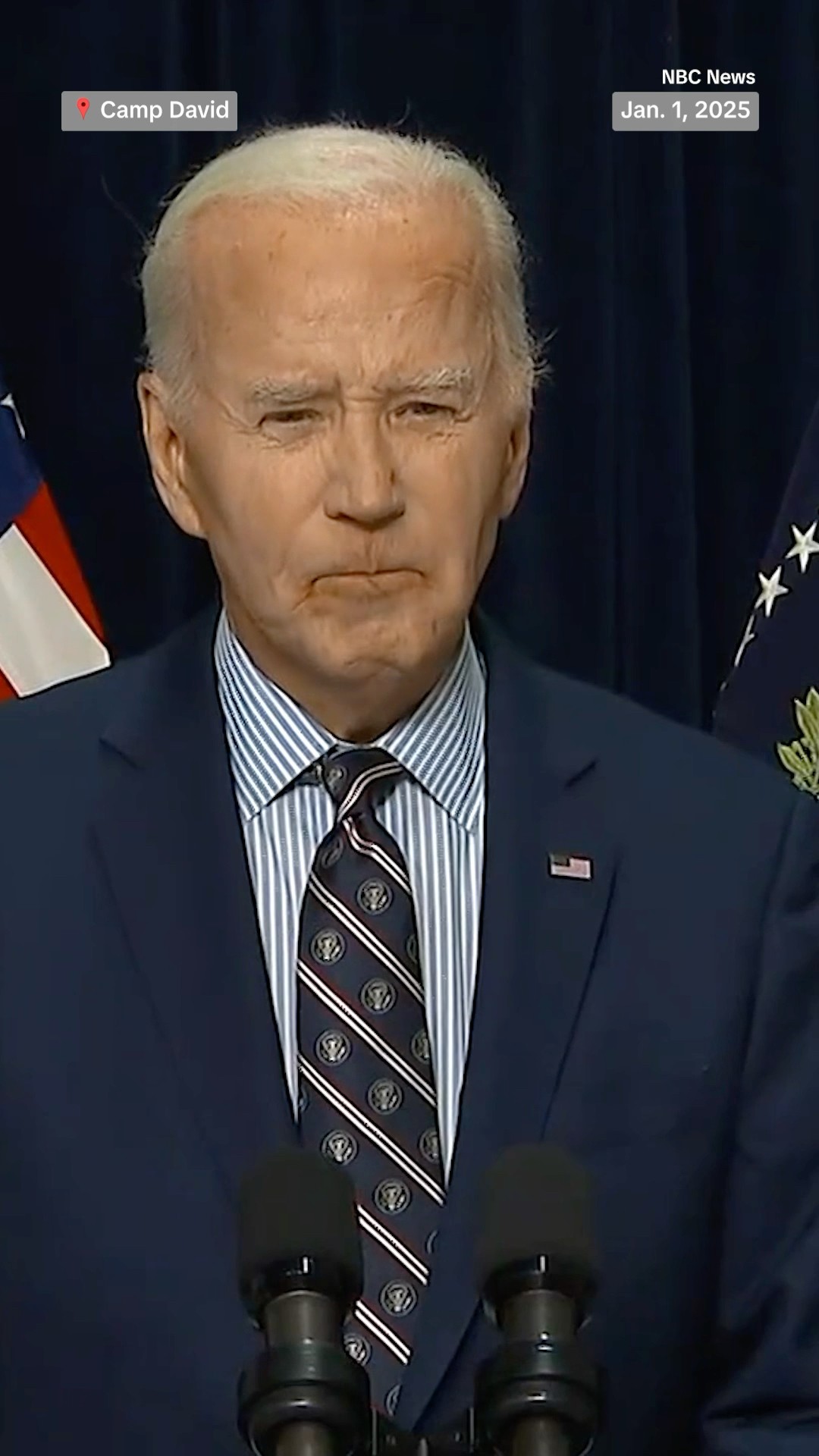 Biden addresses the truck attack on Bourbon Street in New Orleans that left 15 people dead.