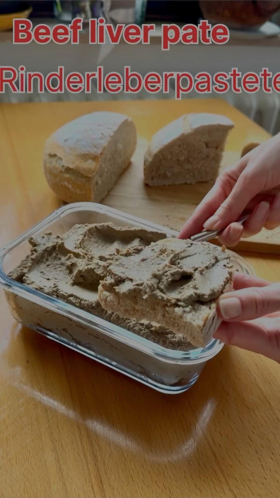 Beef liver pate. Rinderleberpastete. Sığır karaciğeri ezmesi. Паштет # ...