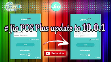 ✅ Jio POS plus update 10.0.1