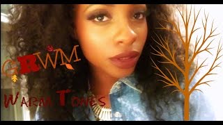 GET READY WITH ME | FALL MAKEUP-WARM TONES