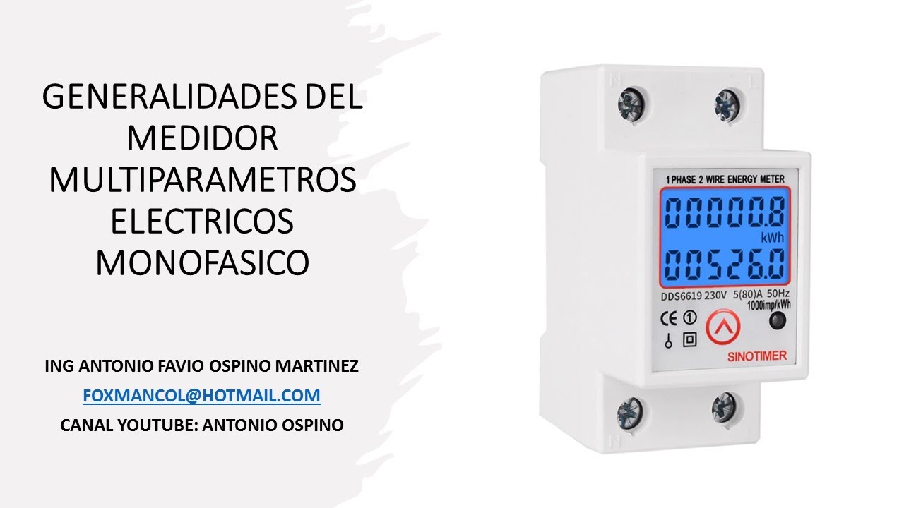 Medidor Consumo Eléctrico Potencia Ah Kw 220v 50hz Wattmeter