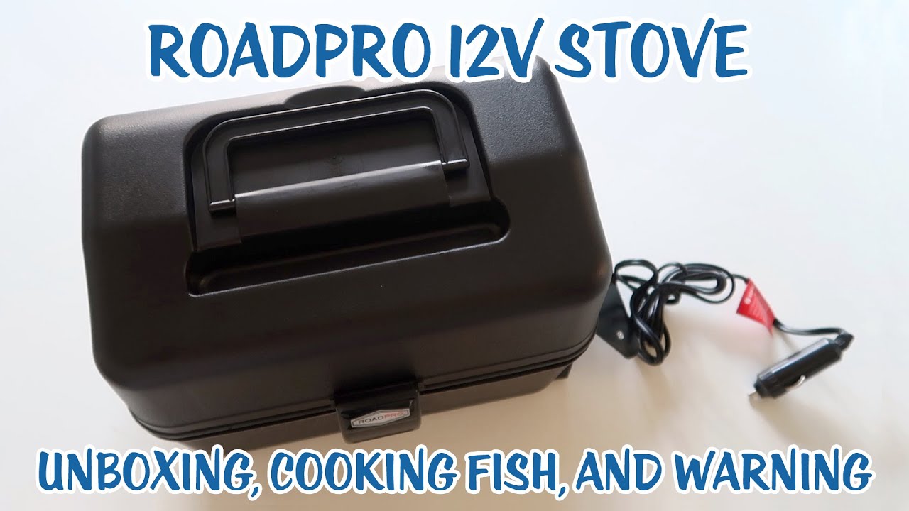 Roadpro 12V Portable Stove Unboxing * Cooking Fish * And Warning YouTube