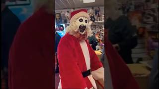 Art The Clown As Santa Claus Arrives | Terrifier 3 #terrifier3 #arttheclown #santaclaus #fyp #shorts