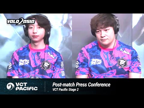 Paper Rex (PRX vs. ZETA) VCT Pacific Stage 2 Post-match Press Conference