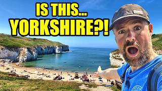 I DID NOT EXPECT THIS! DRAMATIC YORKSHIRE COAST STUNS in UK HEATWAVE