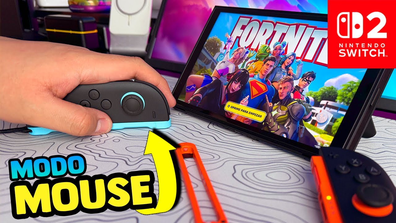 Como es Fortnite con MODO RATÓN en Nintendo Switch 2 - YouTube