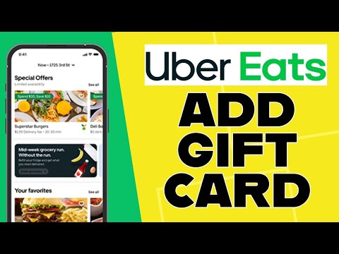 How to Add Gift Card to Uber Eats 2025