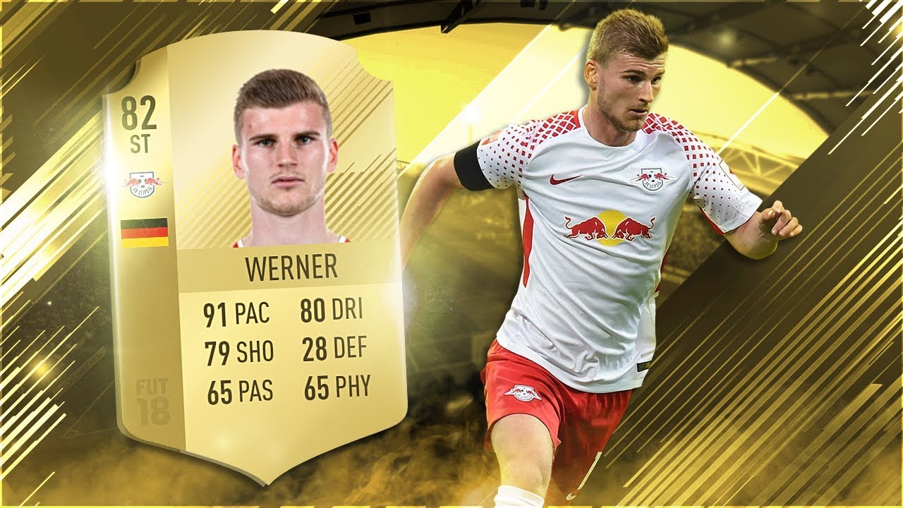 FIFA 18 Werner Review - Timo Werner Player Review - FIFA 18 Ultimate Team Gameplay
