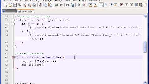 MySQL Pagination with PHP & jQuery (Part 5 of 7)